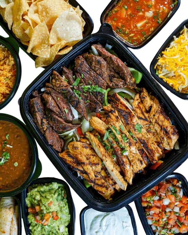 Fajitas Catering Pack for 20 People.