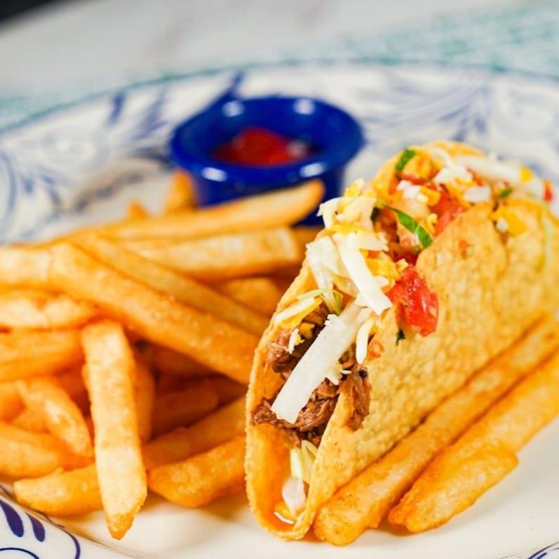 Kid's Taco el Guapo.
