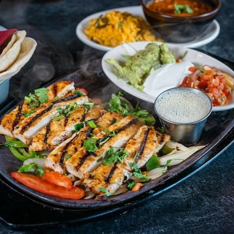 Lunch Chicken Fajitas.