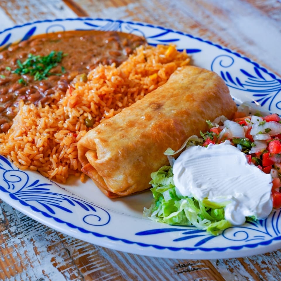 Indulge in Our Chimichanga